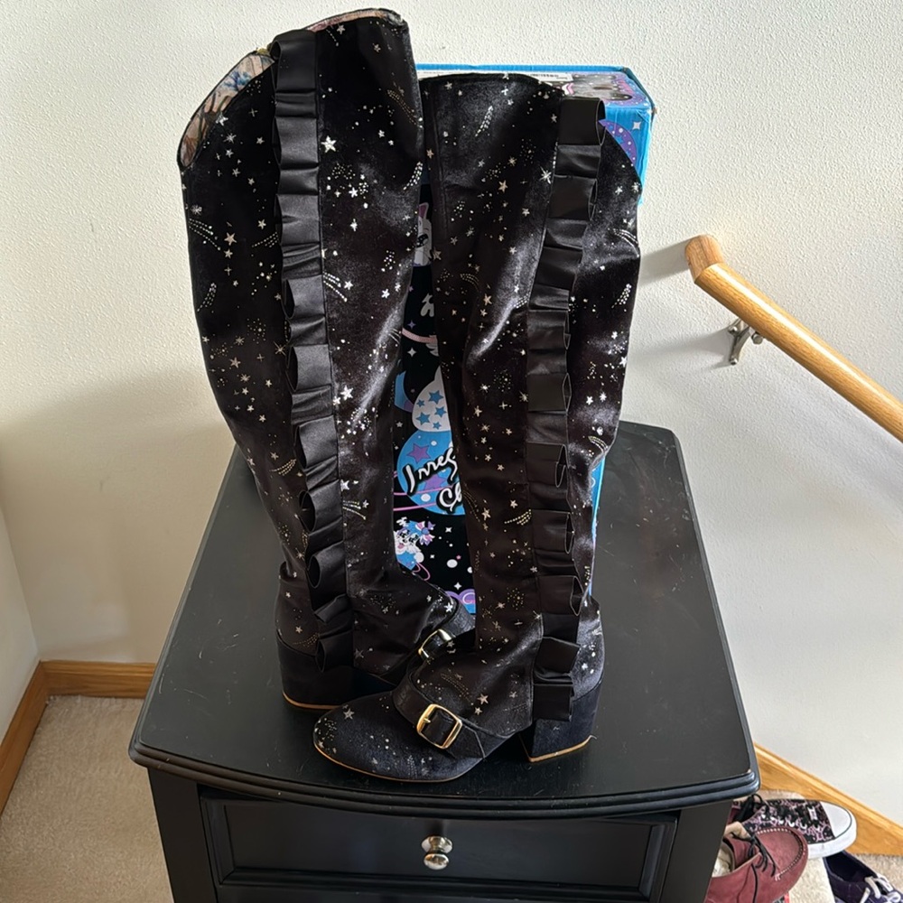 Over the knee irregular choice boots